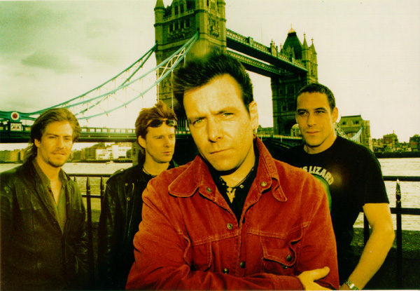 The Headstones... Tough-looking
bunch of guys aren't they?